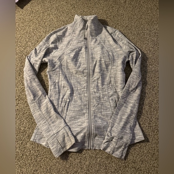 Women's SPACE ICE GREY ALPINE WHITE Lululemon Define Jacket - Picture 8 of 11